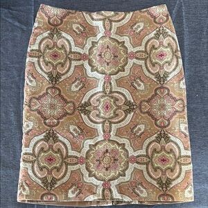 Talbots Women’s Size 4P Paisley Print Skirt